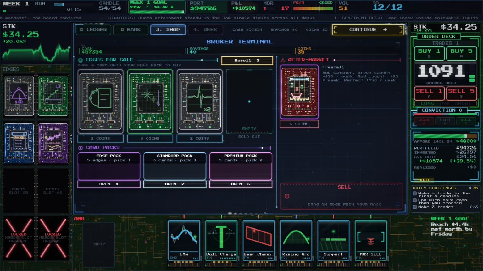 DOJI RUN Broker Terminal